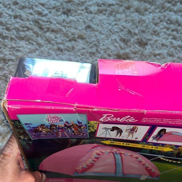 NIB Barbie Mattell Lets Go Camping Tent - Picture 8 of 10